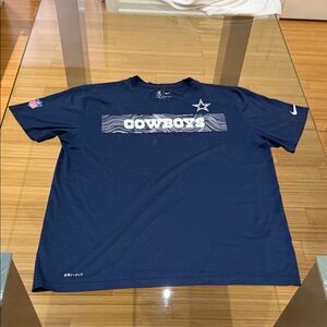 Dallas Cowboys Navy Blue Nike NFL T-Shirt XL